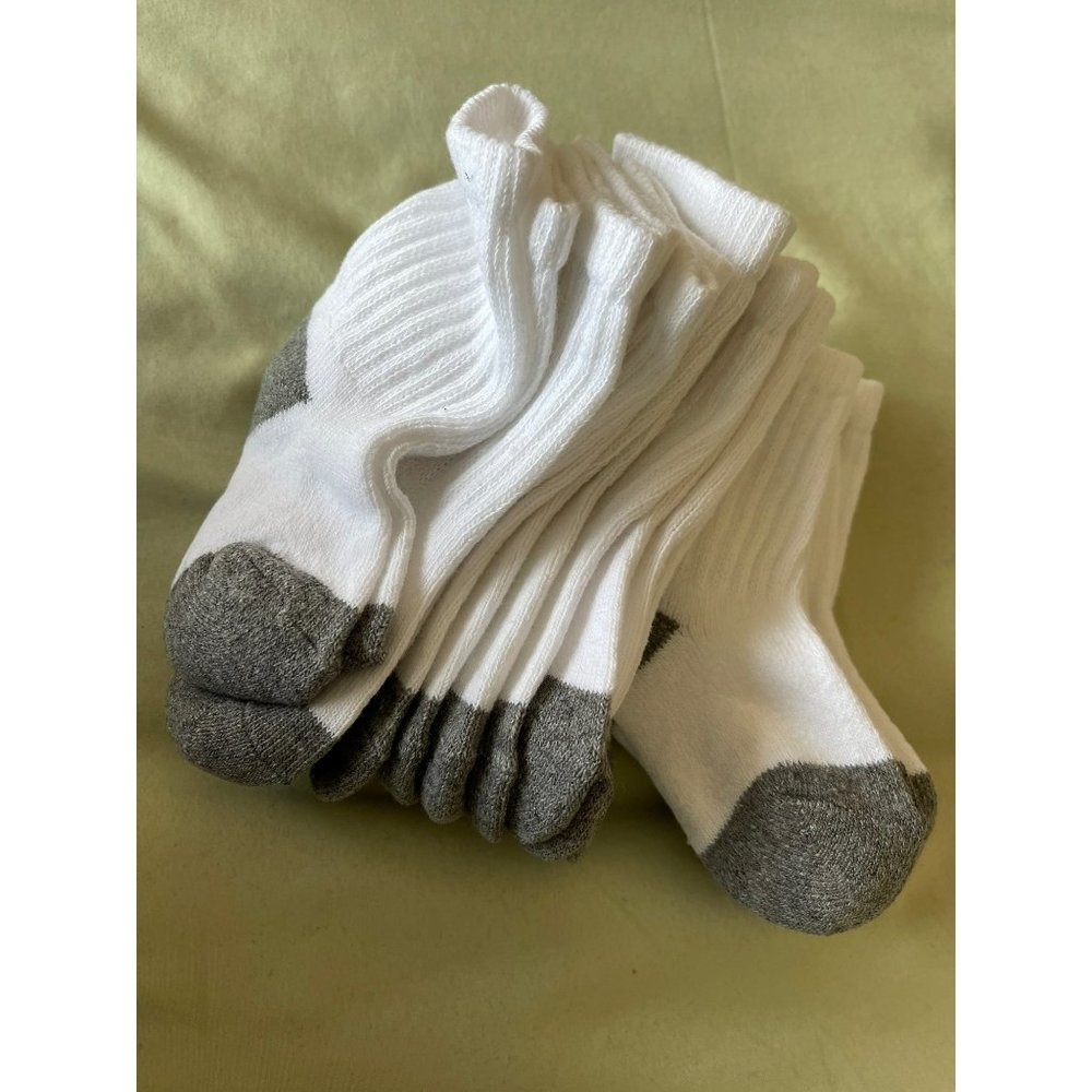 Boys White Crew Socks Boys 10-Pack
